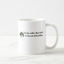 Wonder rather than doubt mugs