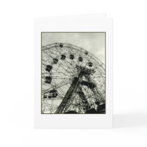 'Wonder Wheel' Blank Greeting Card