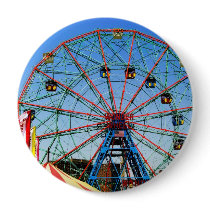 Wonder Wheel - Coney Island, NYC button