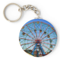 Wonder Wheel - Coney Island, NYC keychain