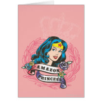 Wonder Woman Amazon Princess Greeting Card