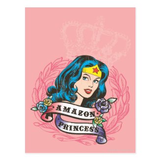 Wonder Woman Amazon Princess Postcard