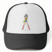 Wonder Woman Arms Crossed Mesh Hats