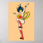 Wonder Woman Arms Raised Posters