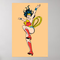 Wonder Woman Arms Raised Posters