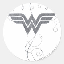 Wonder Woman - Beauty Bliss Round Sticker