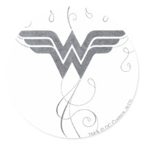 Wonder Woman - Beauty Bliss Round Sticker