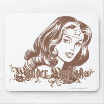 Wonder Woman Brown Mousepad
