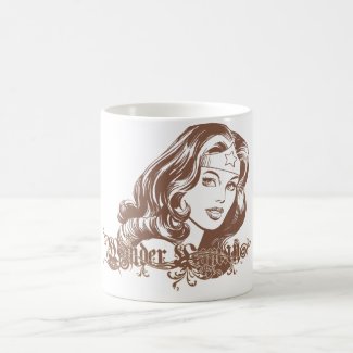 Wonder Woman Brown Mug