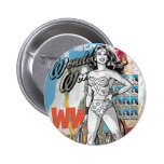 Wonder Woman Collage 2 Buttons
