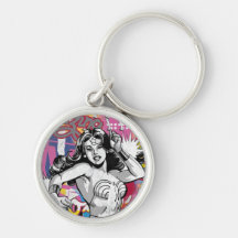Wonder Woman Collage 3 Key Chain