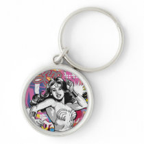 Wonder Woman Collage 3 Key Chain