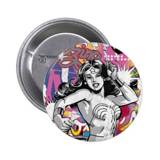 Wonder Woman Collage 3 Pin