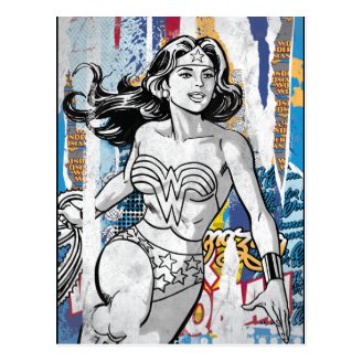 Wonder Woman Collage 4 Postcards
