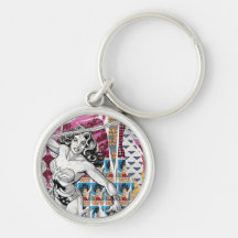Wonder Woman Collage 5 Keychain