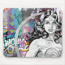 Wonder Woman Collage 6 Mouse Pad