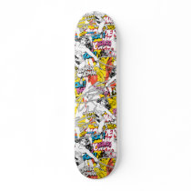Wonder Woman Collage 7 Custom Skate Board