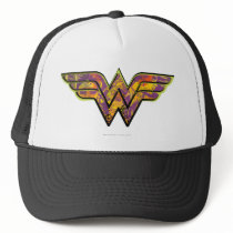 Wonder Woman Colorful Logo Mesh Hat