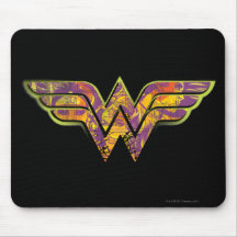 Wonder Woman Colorful Logo Mousepads