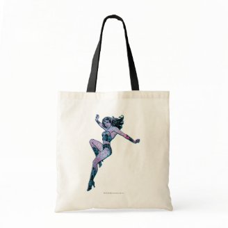Wonder Woman Colorful Pose Canvas Bag