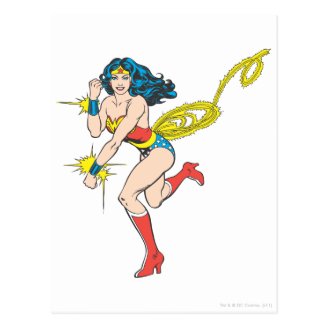 Wonder Woman Cuffs Postcard