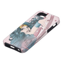 Wonder Woman Dolphin and Stripes iPhone 5 Cover