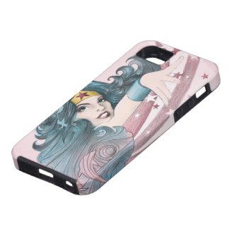 Wonder Woman Dolphin and Stripes iPhone 5 Cover