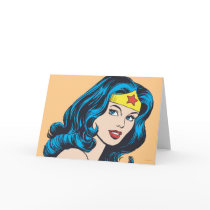 Wonder Woman Face Card