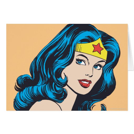 Wonder Woman Face Card