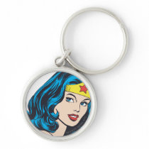 Wonder Woman Face Keychains