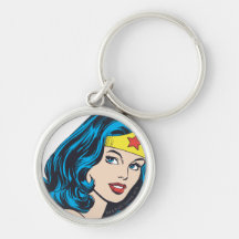 Wonder Woman Face Keychains
