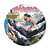 Wonder Woman Featuring Wonder Girl Fridge Magnet