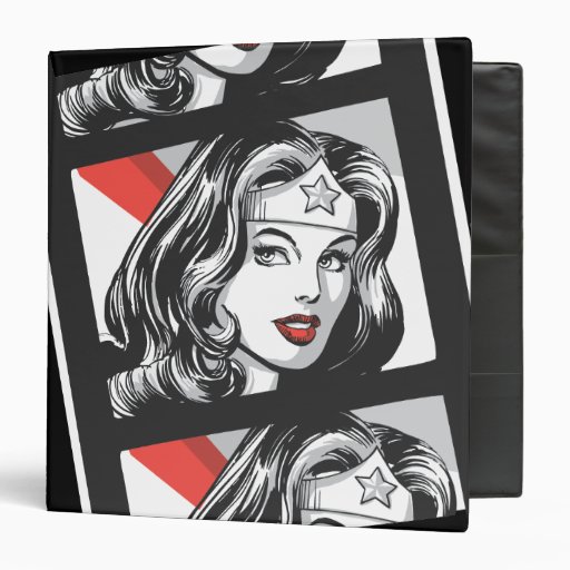 Wonder Woman Film Strip 3 Ring Binder