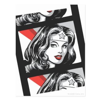 Wonder Woman Film Strip Postcard