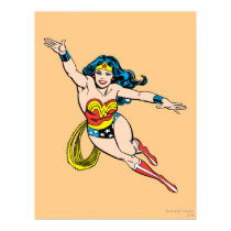 Wonder Woman Flying Forward Poster