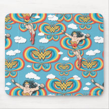 Wonder Woman Flying High Mousepads