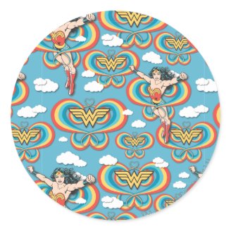 Wonder Woman Flying High Sticker