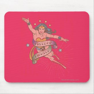 Wonder Woman Freedom Fighter Mouse Pad
