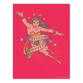 Wonder Woman Freedom Fighter Postcards