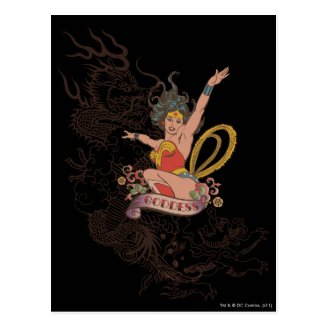 Wonder Woman Goddess Postcard