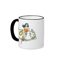 Wonder Woman Green Vines Mug