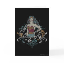 Wonder Woman Halftone Card