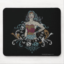 Wonder Woman Halftone Mousepads