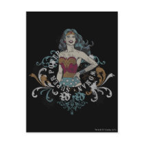 Wonder Woman Halftone Postcards
