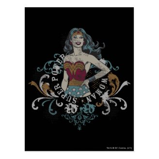 Wonder Woman Halftone Postcards