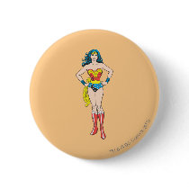 Wonder Woman Hands on Hips Button