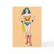 Wonder Woman Hands on Hips Greeting Card