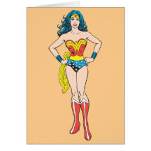 Wonder Woman Hands on Hips Greeting Card