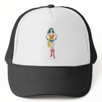 Wonder Woman Hands on Hips Mesh Hats