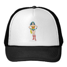 Wonder Woman Hands on Hips Mesh Hats